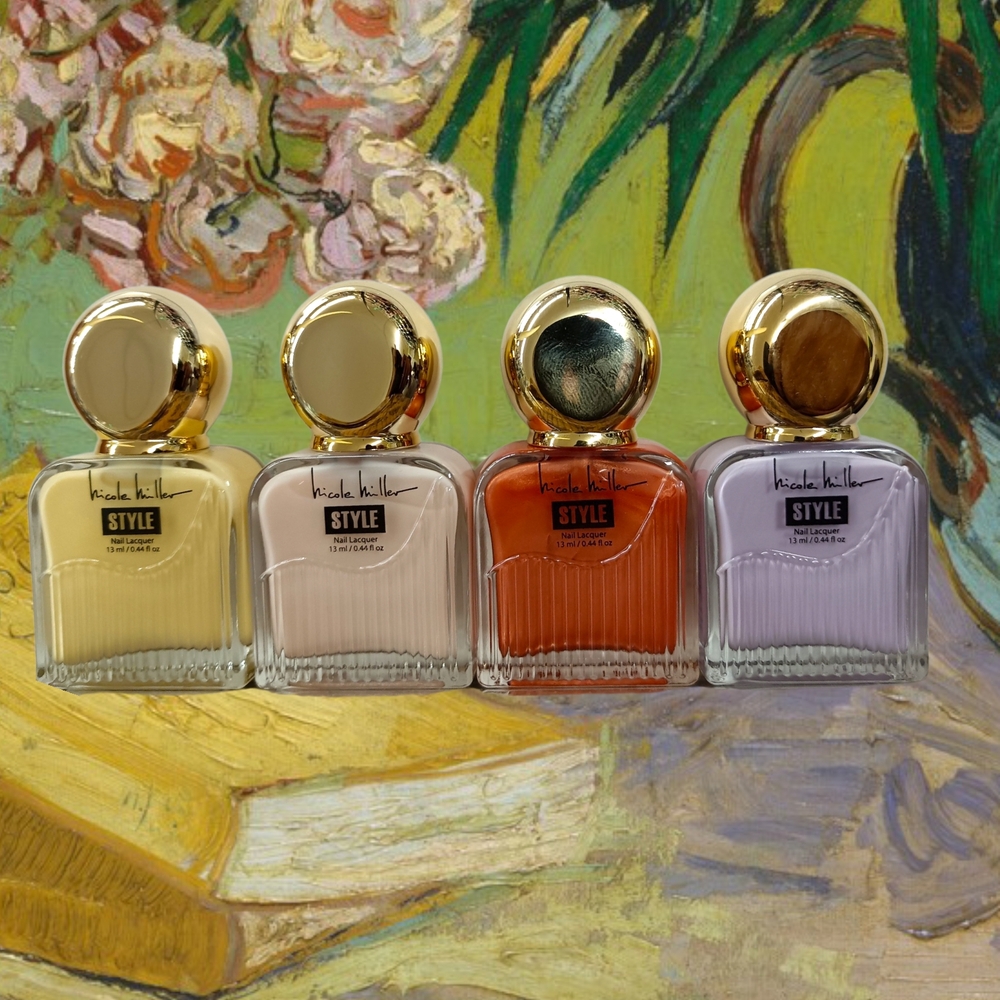 ʕ·ᴥ·ʔ Nicole Miller Style Nail Polish Collection - Yellow, Pink, Orange, Purple
